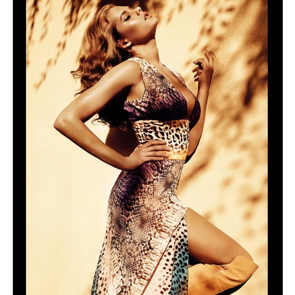 Multi-colored Marciano Gown(NWOT) - Picture 2 of 16